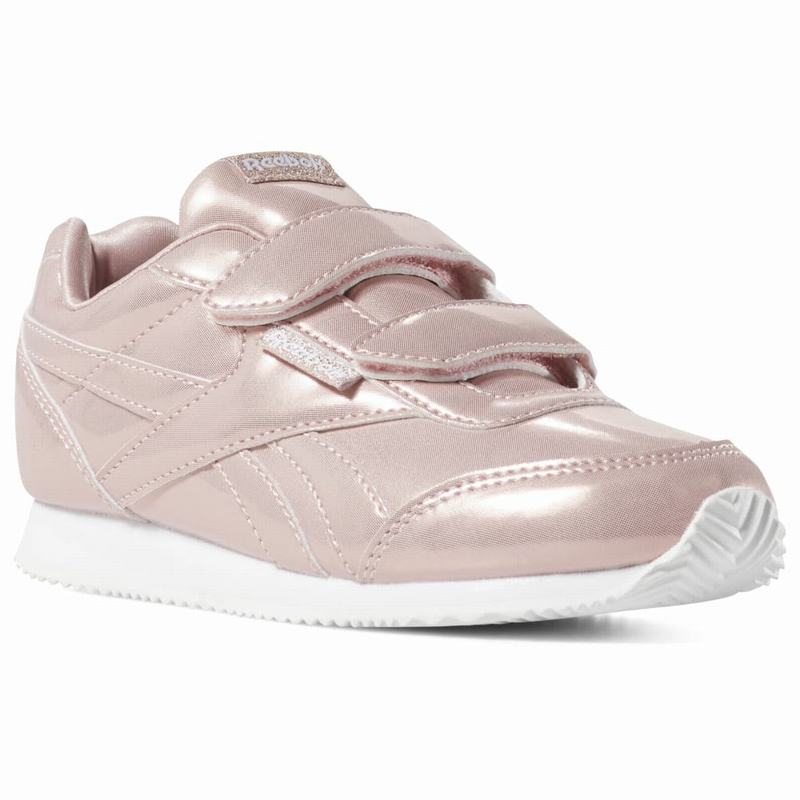 Reebok Royal Classic Jog 2 Shoes Girls Pink/White India XM4238YI